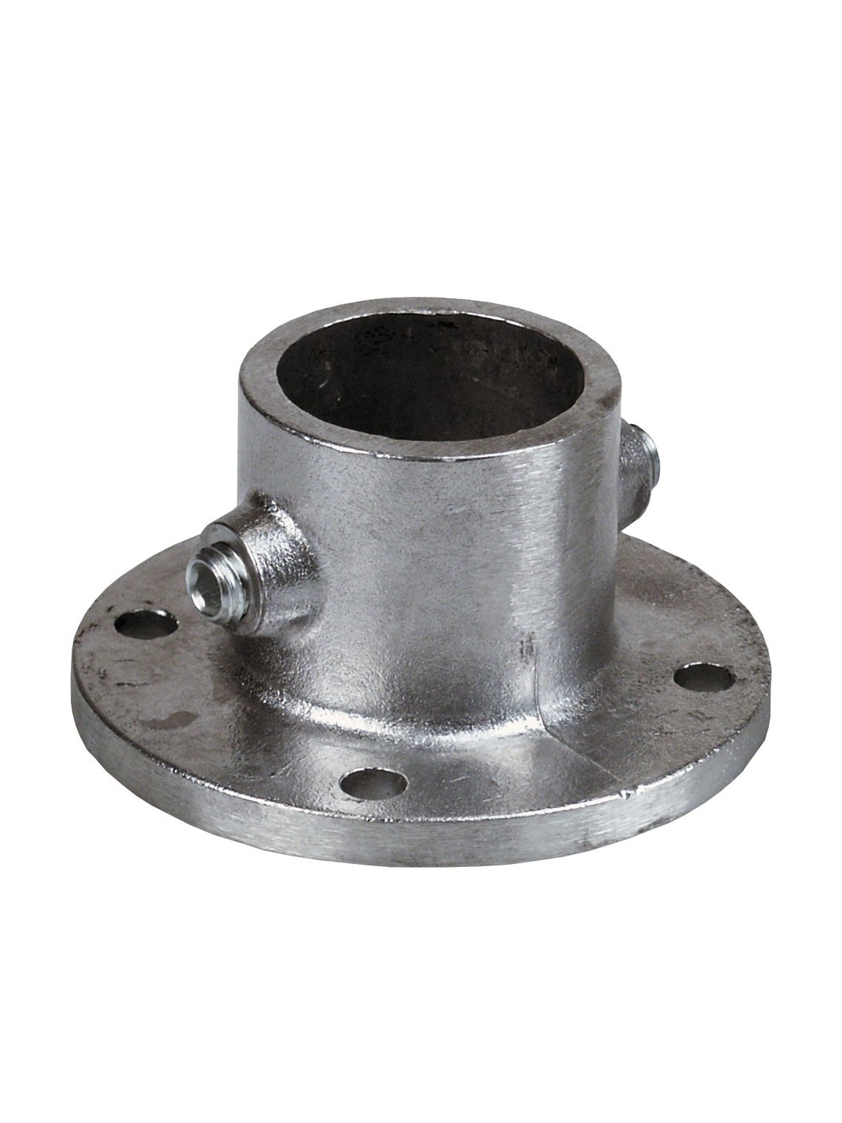 Base aluminio para tubos voladero