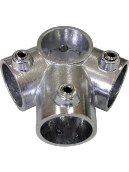 Inserción aluminio codo 4 bocas