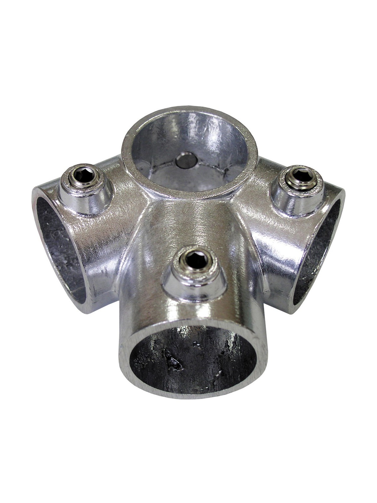 Inserción aluminio codo 4 bocas