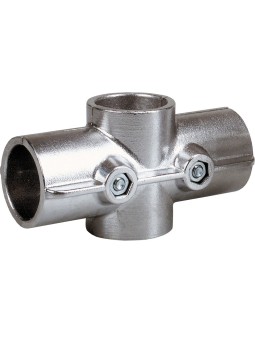 Unión de aluminio cruce 4 lados