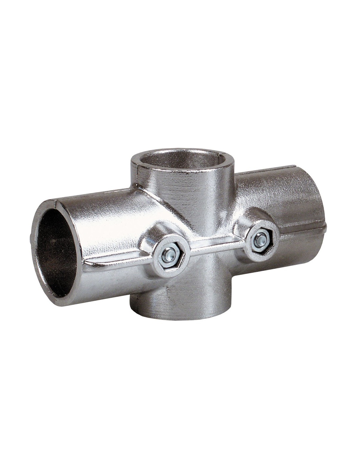 Unión de aluminio cruce 4 lados