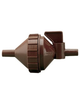 Filtro con llave de paso desmontable para sistemas bebederos en red