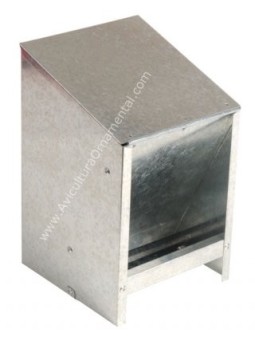 Comedero para aves galvanizado