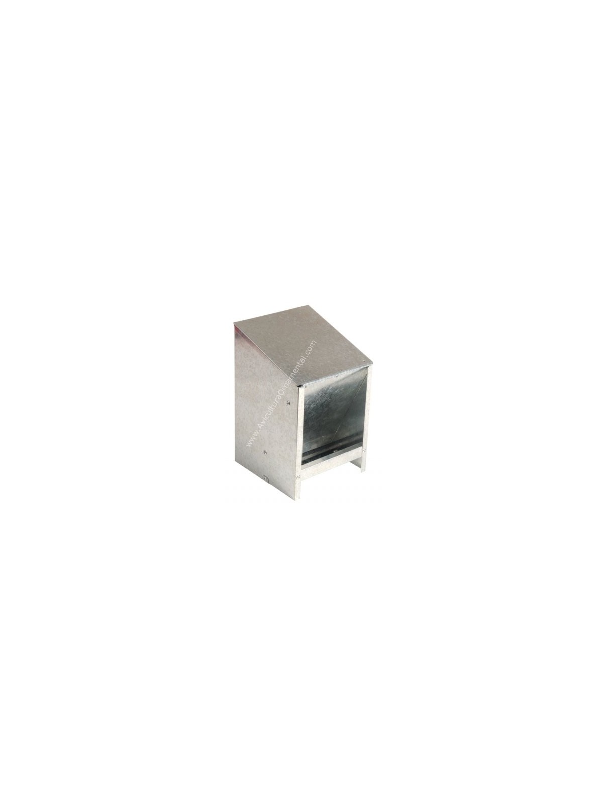 Comedero para aves galvanizado