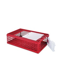 Jaula de Plástico para Transporte de Aves