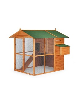 Jaula Gallinero Madera Modelo Bruselas