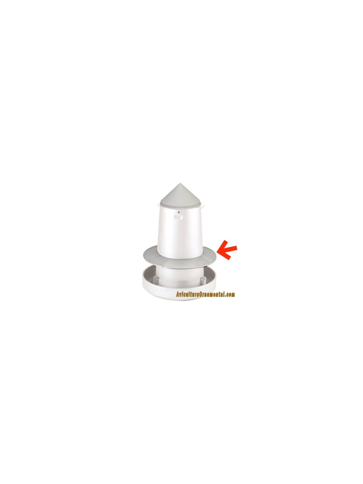 Anillo Protector Tolva 5/10kg de aves, gallinas y pollos