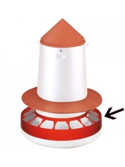 Arillo protector Tolva 5/10/20 kg y comedero aves, gallinas y pollos