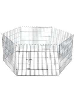Parque hexagonal para cachorros