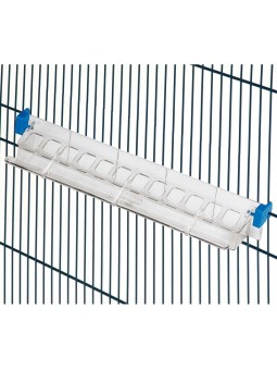 Juego enganches para comedero interior pajarera