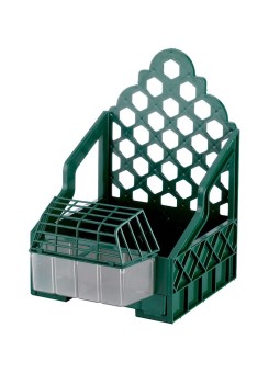 Soporte plástico jaula reclamo perdices