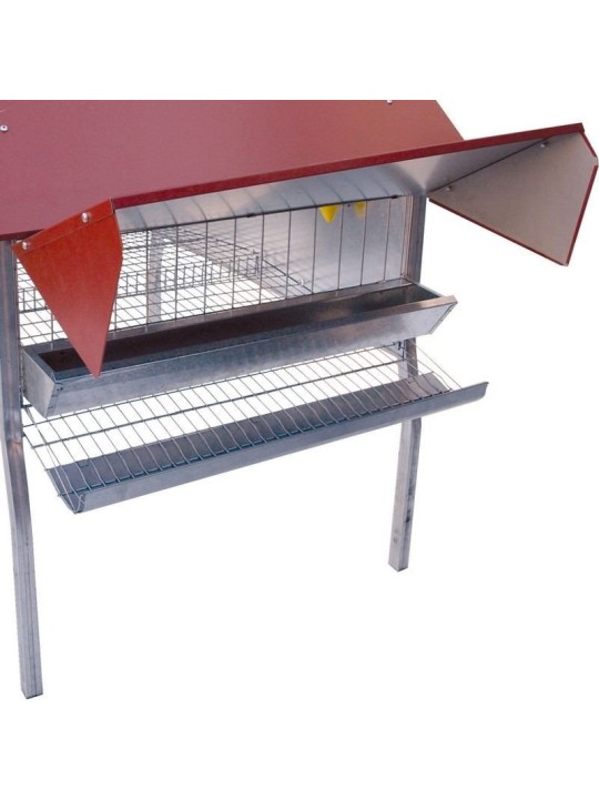 Ecoponedero Gallinero protector abierto