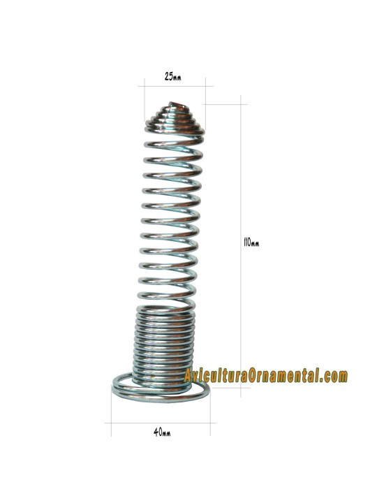 comedero espiral para perdices