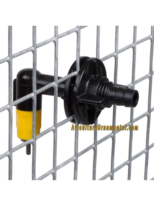 Bebedero chupete multi-direccional mariposa para gallinas, pollos, pollitos y aves de corral