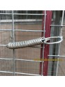 Muelle galvanizado para puertas de jaula